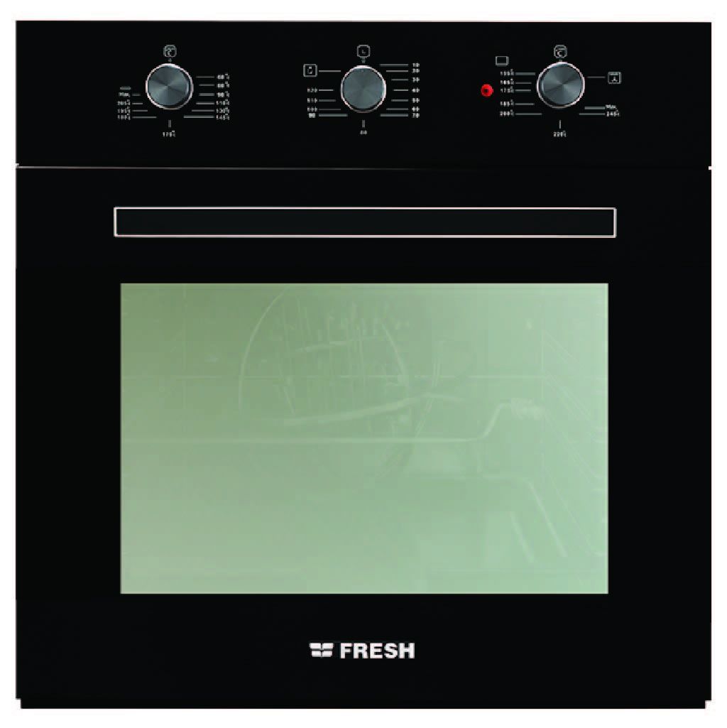 Fresh 60cm Built-in Oven – Black – Gas/Electric – Gold Series – Model 9640