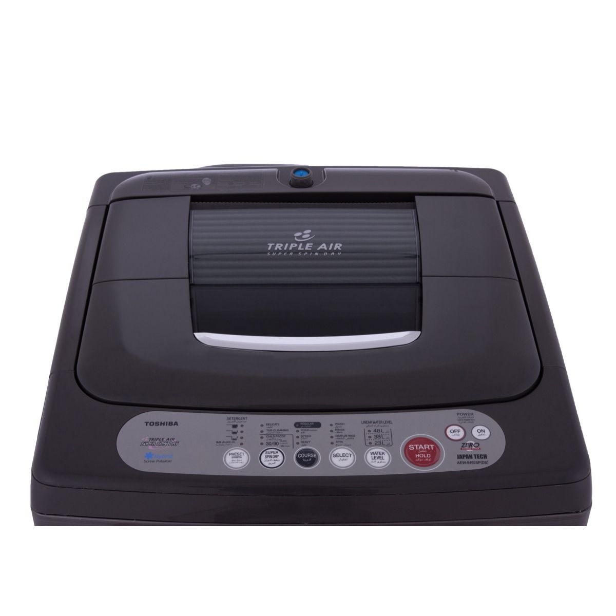 Toshiba Top-Load Washing Machine AEW-8460SP(DS)
