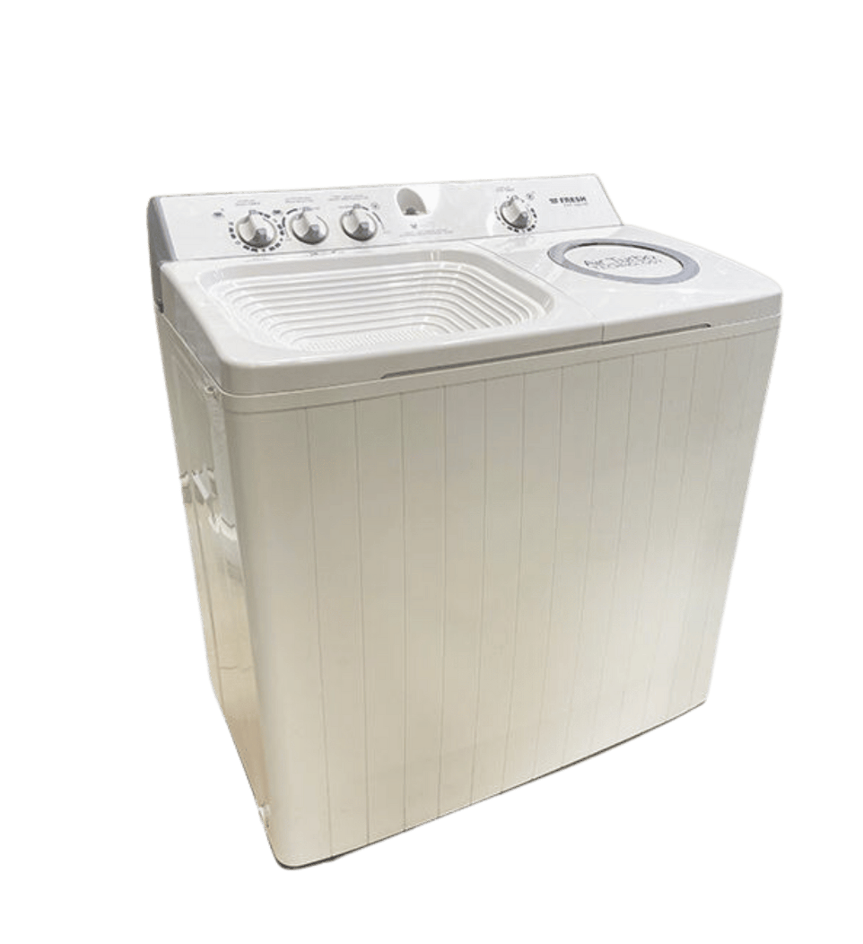 Fresh 12kg washing machine with scrubbing door, local Extra 309