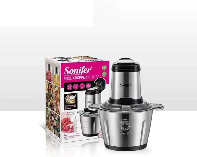 Sonifer Stainless Steel Electric Chopper 2.5 L 500 W Model SF 8117