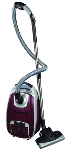 Black And White Canister Vacuum Cleaner