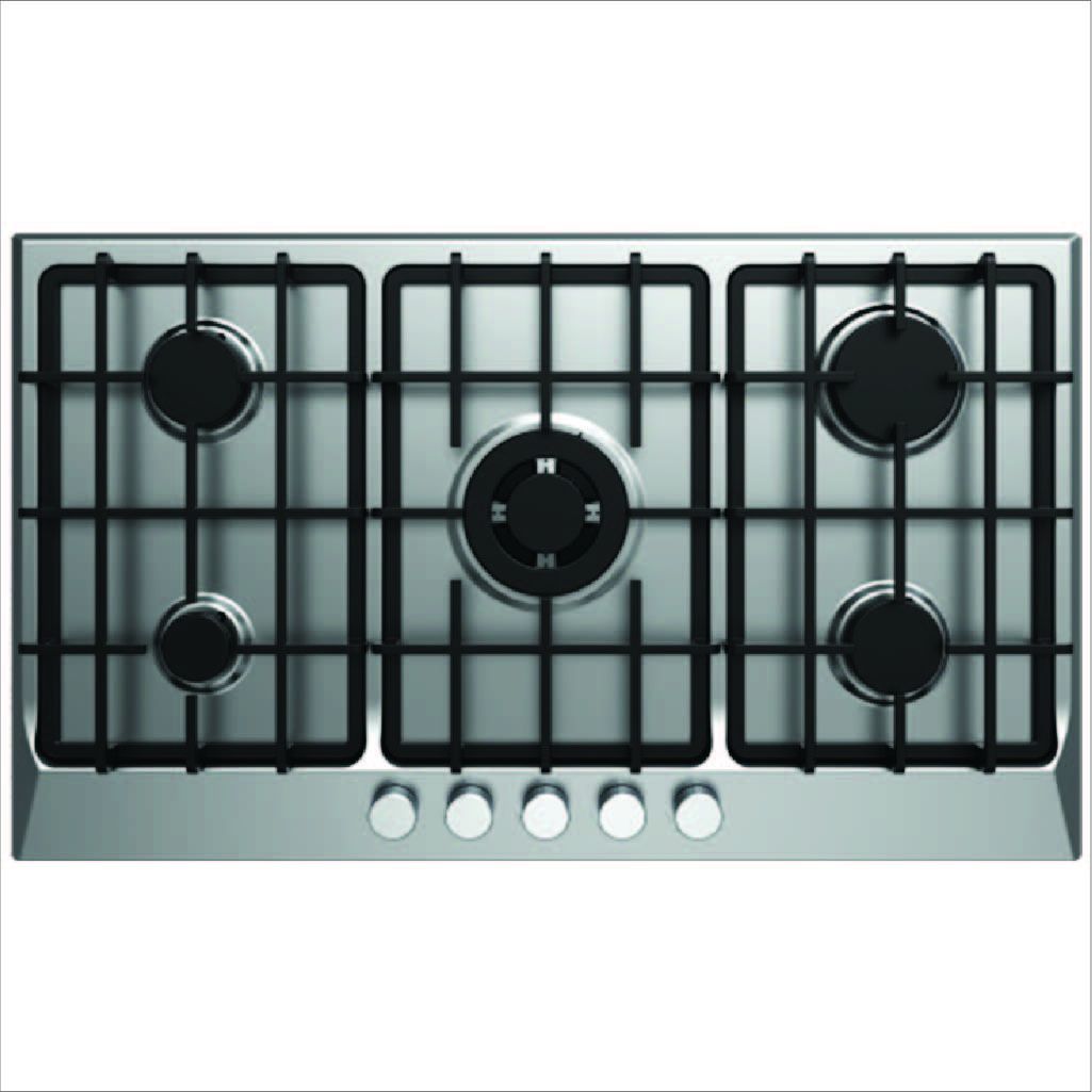 Fresh 90cm cast iron gas hob, HAFR90CMSC8869