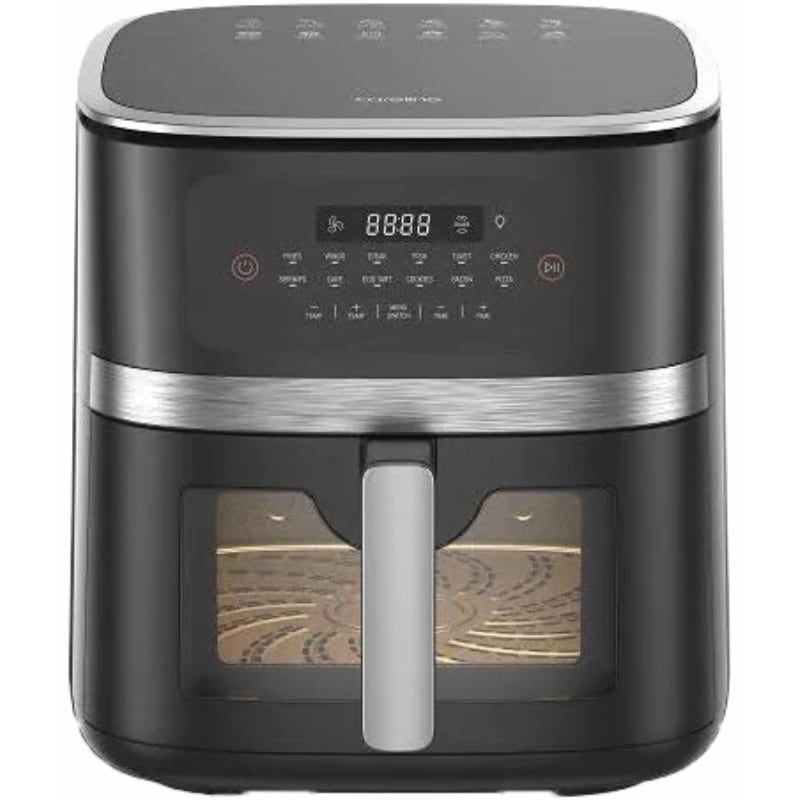 7.5L Square Digital Air Fryer with Glass Door AF-075-SDW