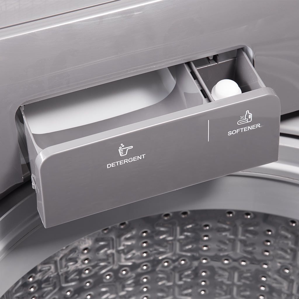 Tornado 11kg Top-Load Washing Machine, Touch Control, Silver (TWE-TLN11RSL) hover