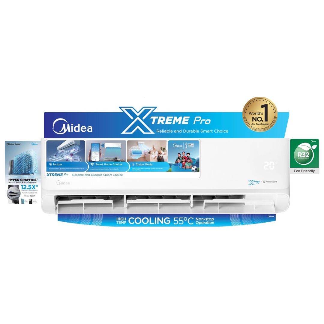 تكييف ميديا اكستريم برو 2.25 حصان بارد  XTREME PRO model M1SEFT-18CRN8F-Q8