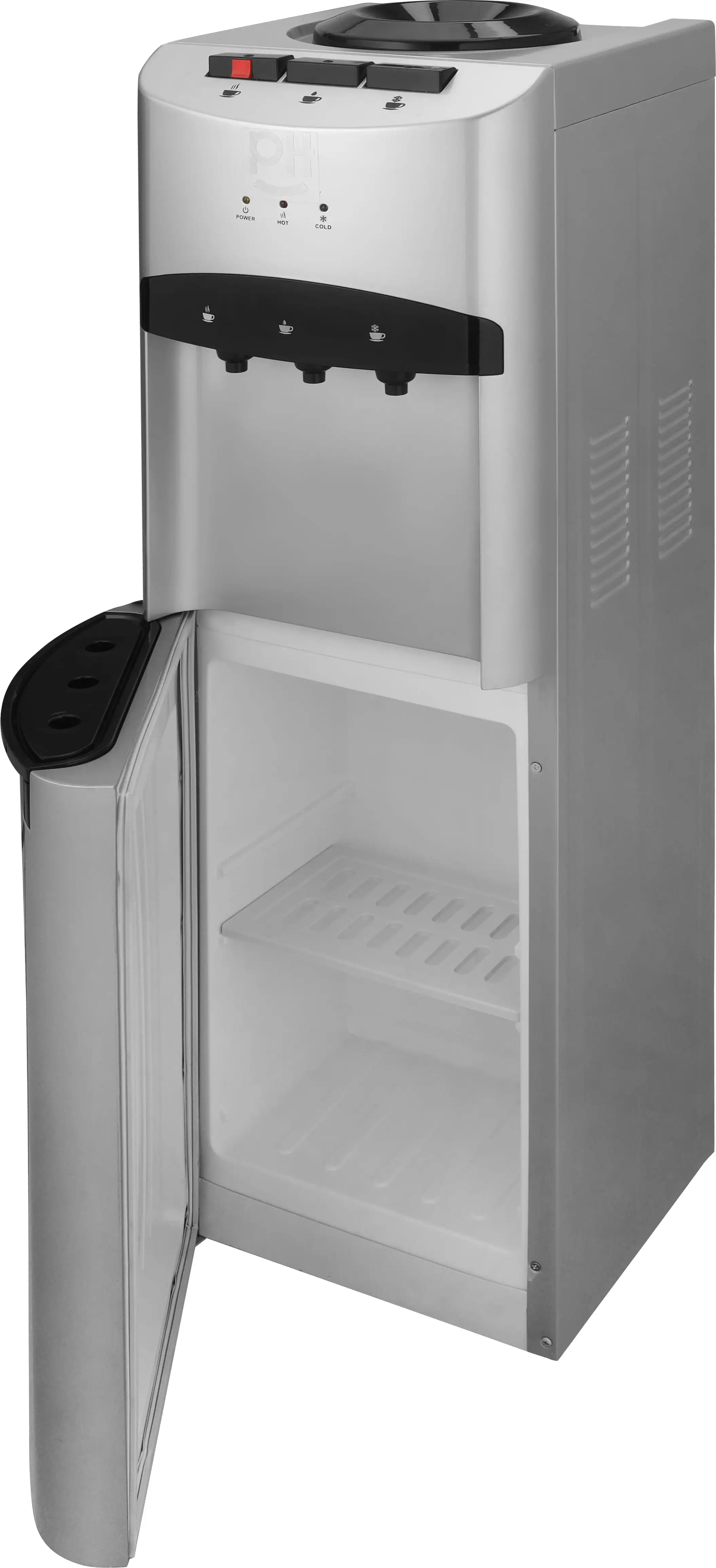 Water cooler with 3 taps, silver case, WD3TCS P.H hover