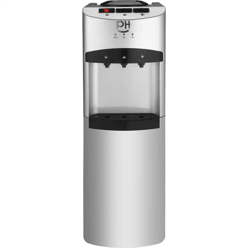 Water cooler with 3 taps, silver case, WD3TCS P.H