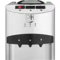 pH Water Dispenser, 3 Taps - Silver Black