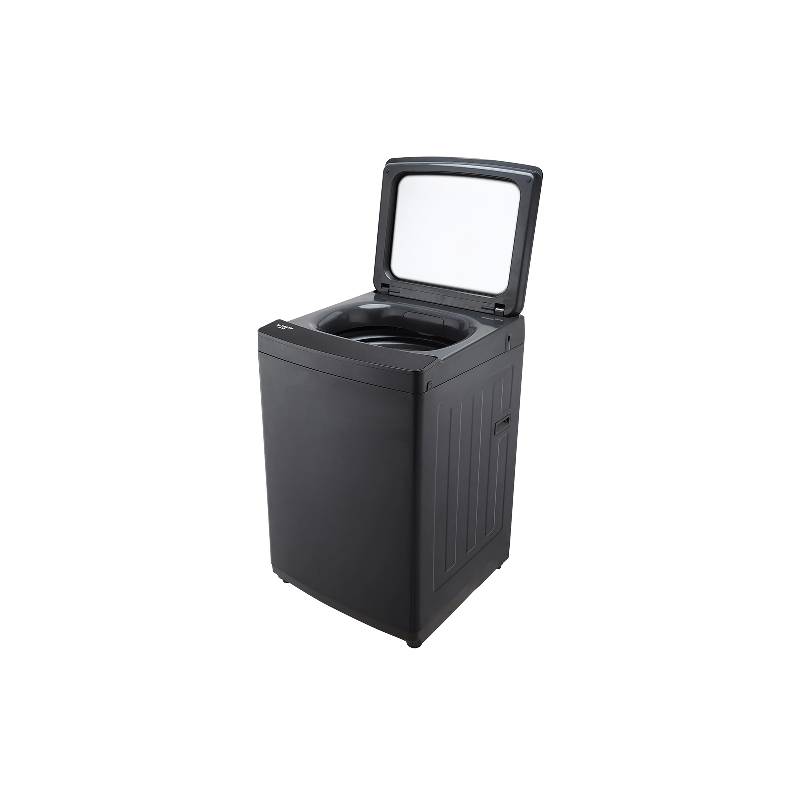 Fresh top load washing machine 10kg silver panorama hover