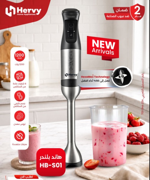 Hervy Hand Blender 1200w