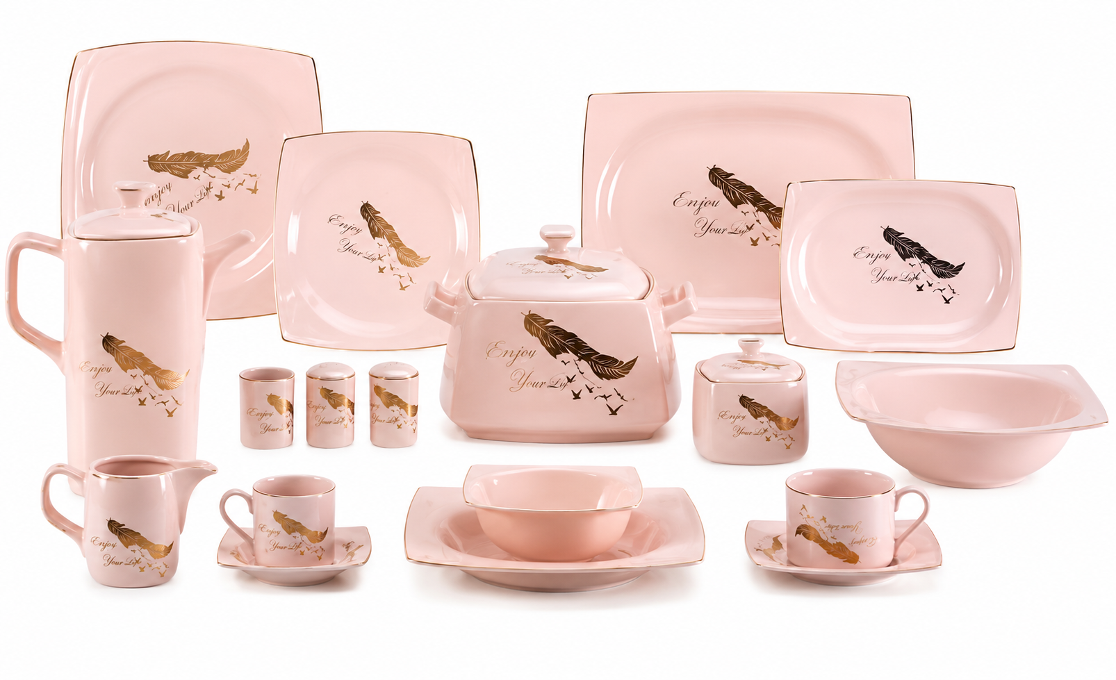 Lotus Tea Chip Set 62 Pieces