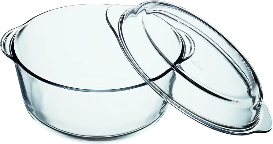 Pyrex round casserole dish with lid and stand TC-59023