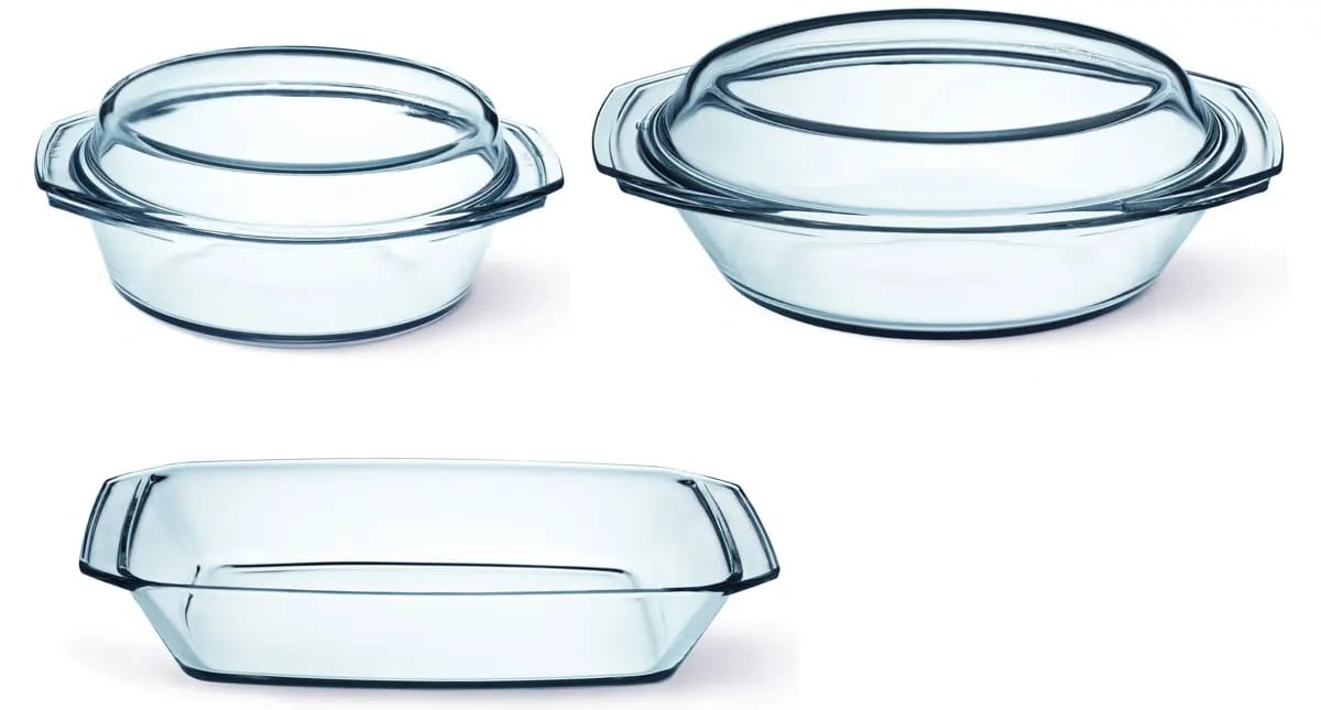 Pyrex 5-piece Czech set 302