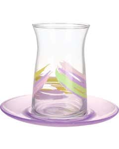 Tony tea set printed with decala on the lid