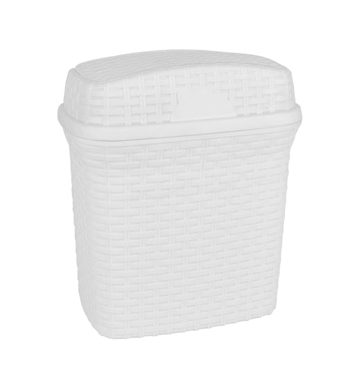 Large Rattan Trash Basket