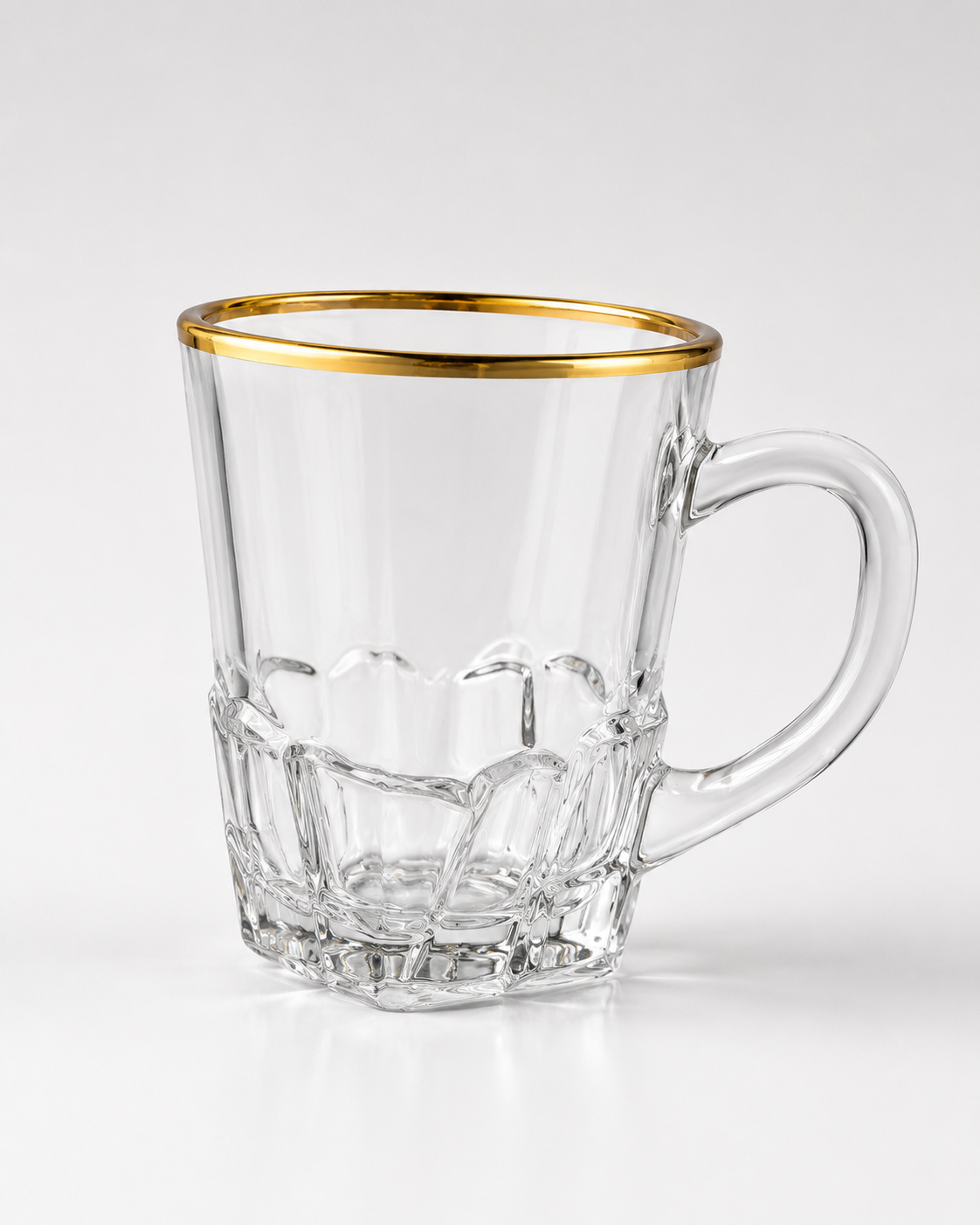 Oslo gold-plated tea mug set, 6 pieces