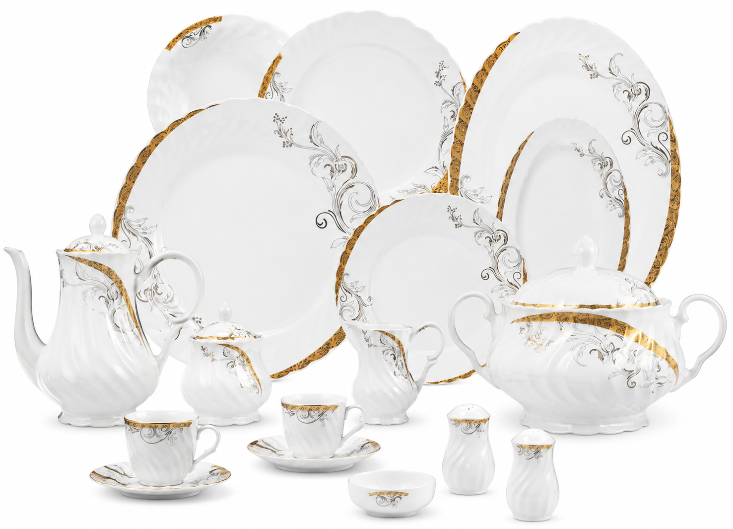 130-piece Chinese set, Helani foam, Al-Aal