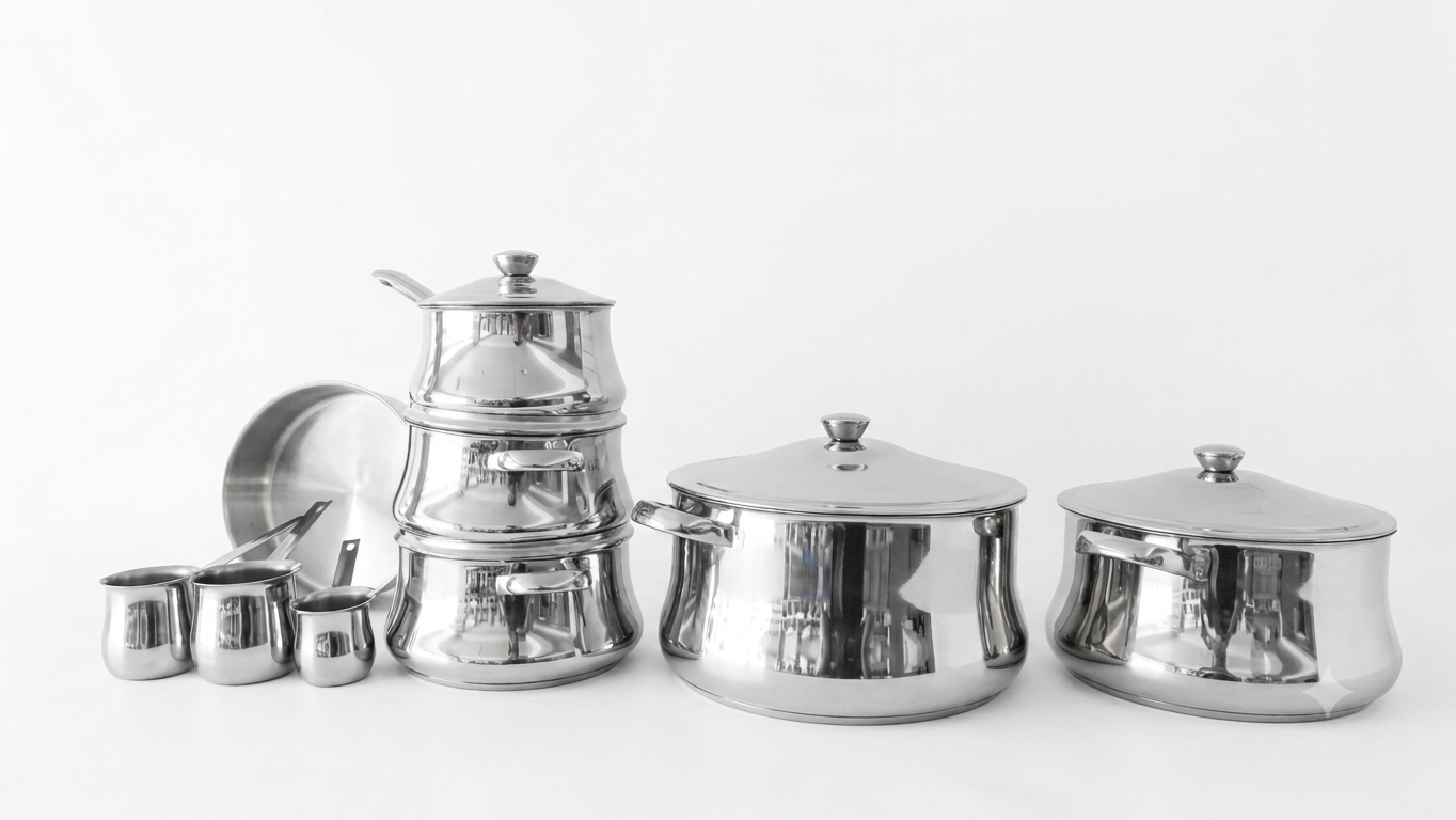Zahran Classic 7-piece cookware set (18-20-26-30-16 casserole dish-22 tray-3 coffee pots)