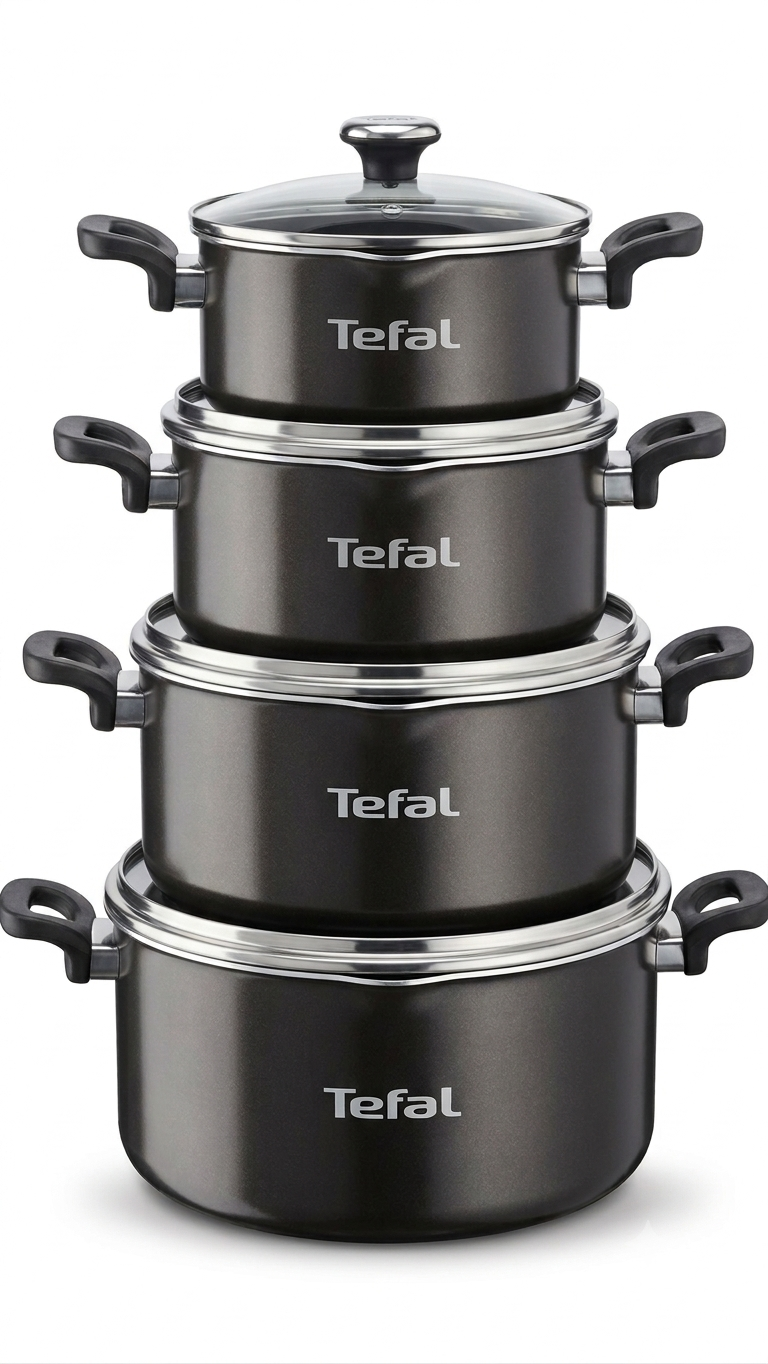 Tefal XL Induction Set, 8 pieces: 18-22-26-30