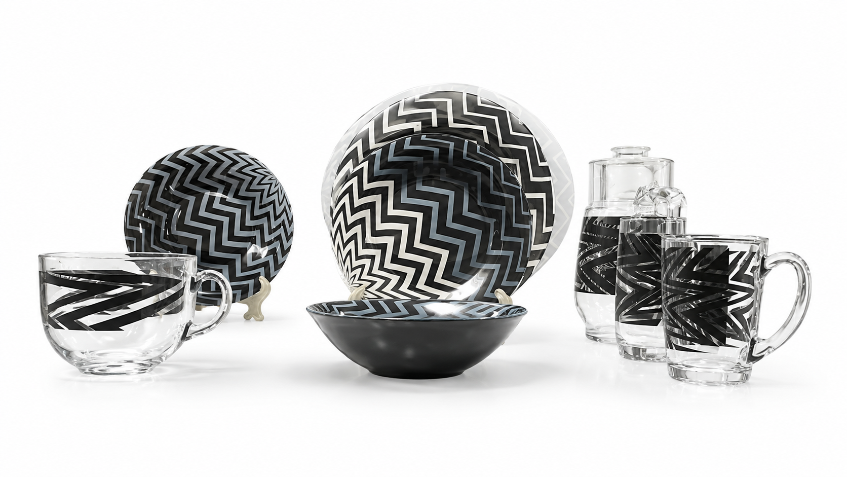 Luminarc 46-piece Sphere White Emirati Set V1568