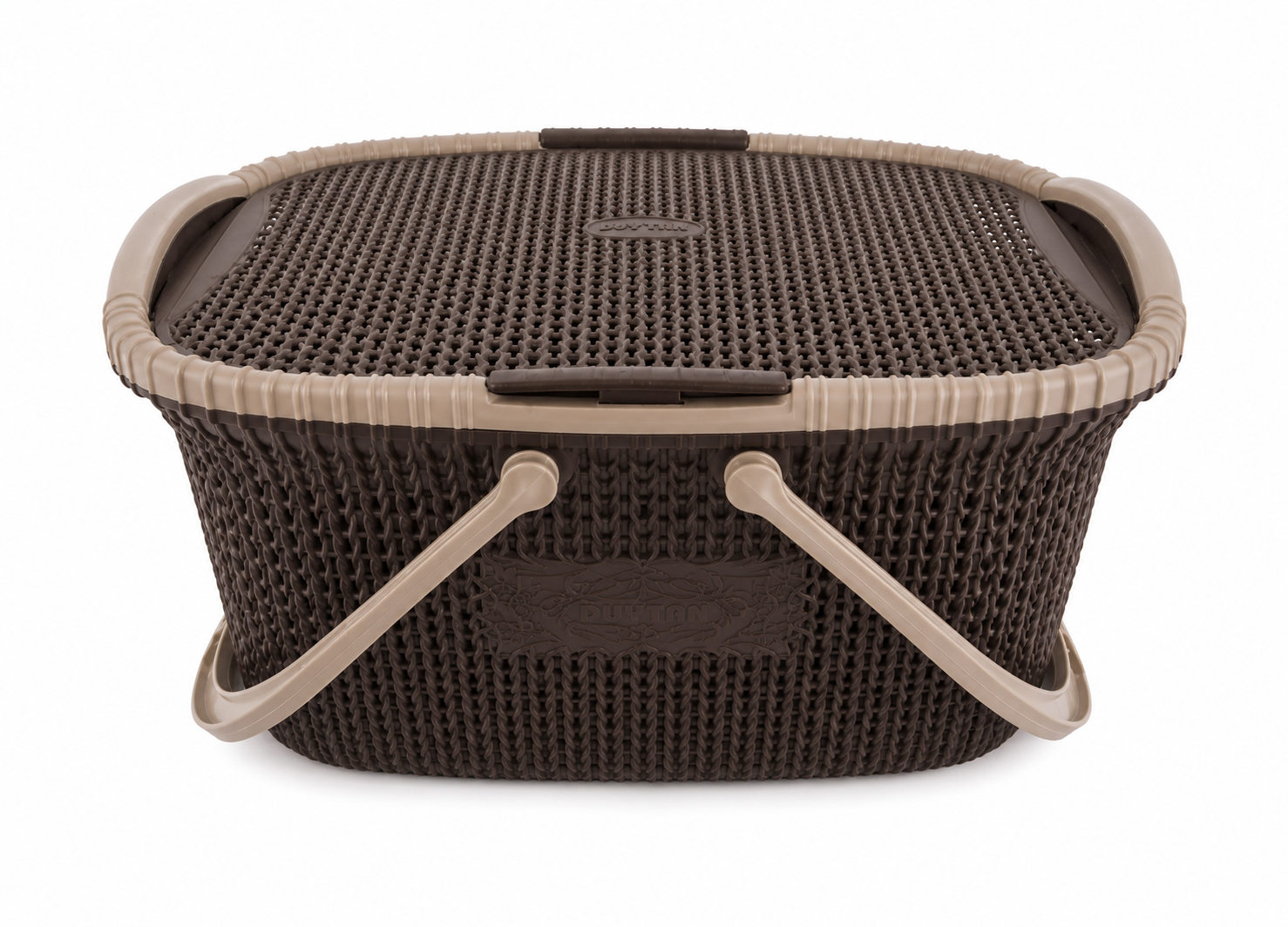 Turkish-made 3-Liter Laundry Basket with Lid (Model 1001)