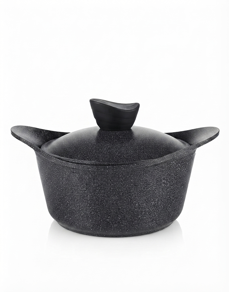 My Cook Granite Pot 20cm - Grey