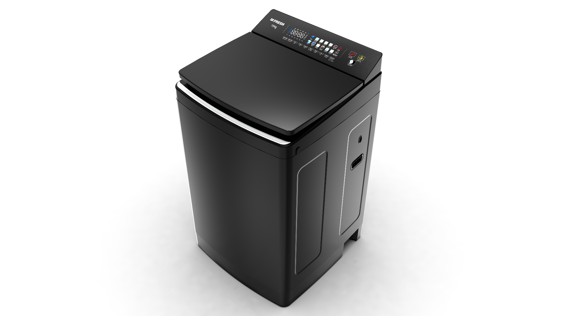 Fresh Top Load Washing Machine 15kg - Panorama Black hover