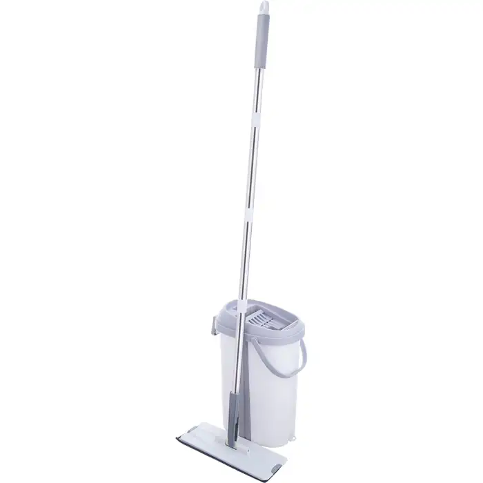 Rectangular mop bucket with a 300-size mop head